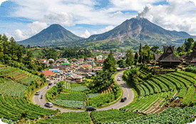 perjalanan wisata alam Medan